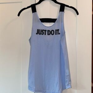 Blue Nike Small Athletic Tank Top